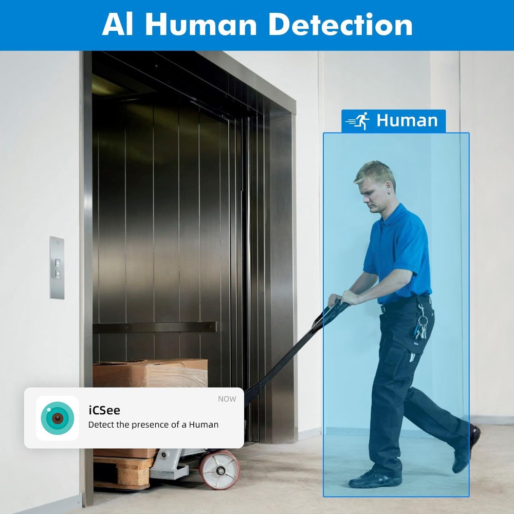 8CH DVR Security Video Camera Recorder Human Detection with 500GHDD Set