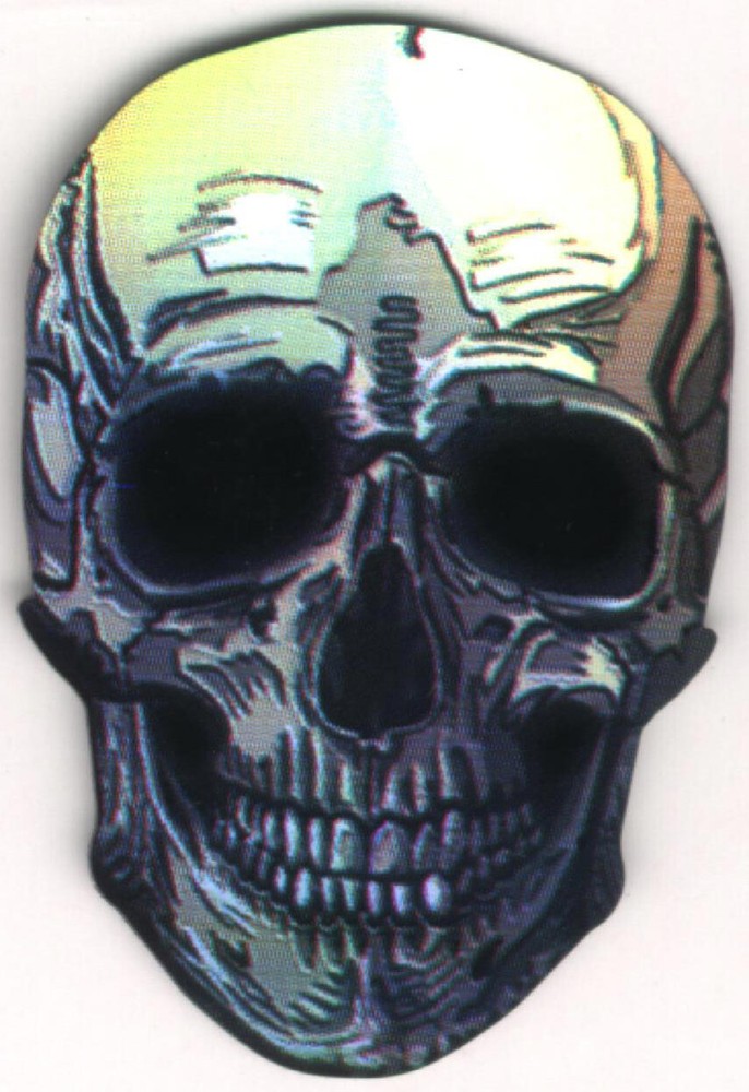 Black Eye Skull Shape Dart Flights: 3 per set