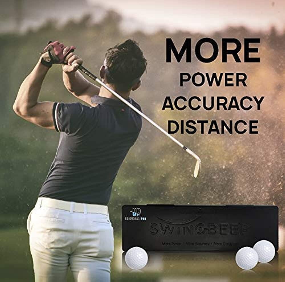 Swing Beep Golf Swing Training Aid to improve Swing and Alignment.