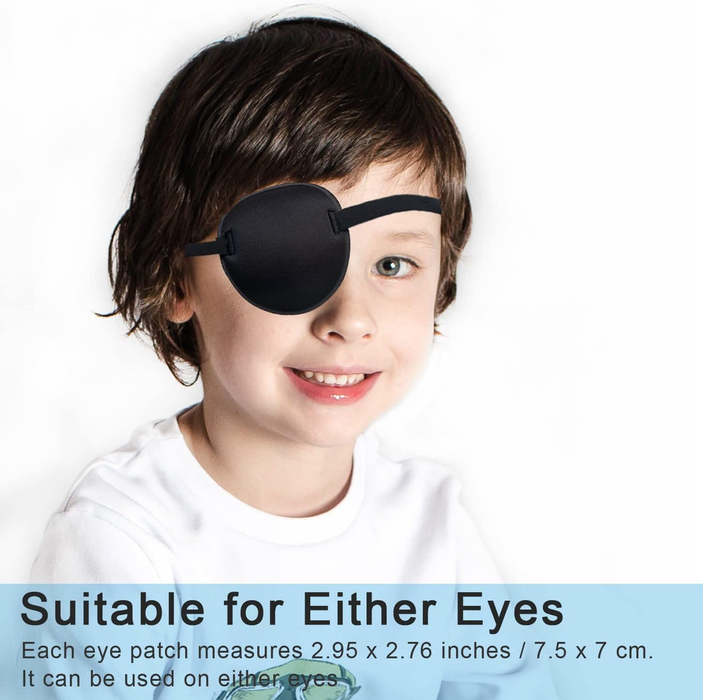 2PCS Eye Patch, Medical Eye Patches for Adults, Adjustable 3D Eye Patch, Soft...