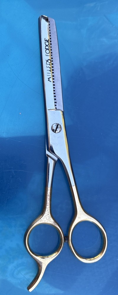 Millers Forge Professional Thinning Shears Gold Ice Tempered Germany