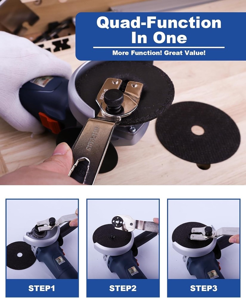 4-in-1 Angle Grinder Wrench | Multi-Function Pin Spanner | 9/16"-2 1/16"