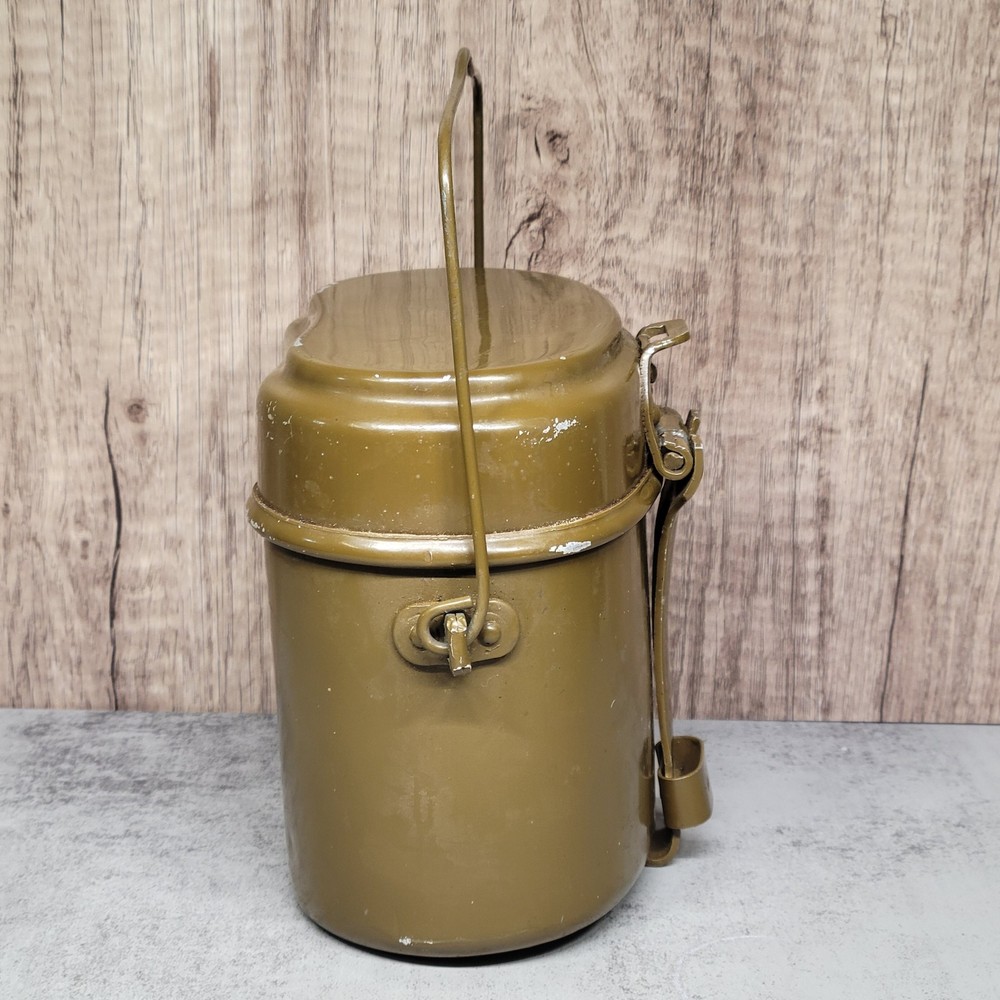 Vintage Soviet Union Mess Kit Lunch Box 1981