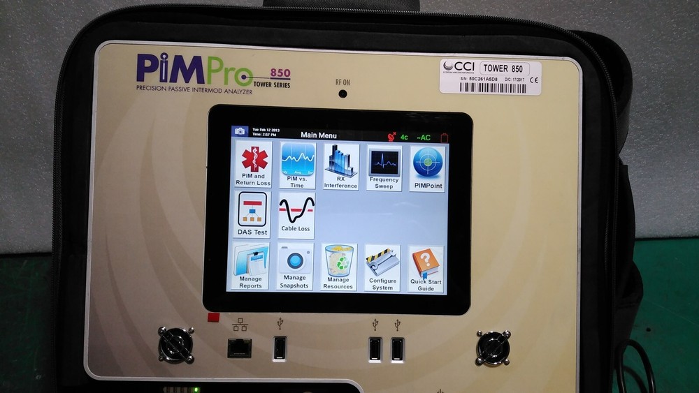 [Used] CCI / PimPro850 / Precision Passive Intermod Analyzer, 1pcs