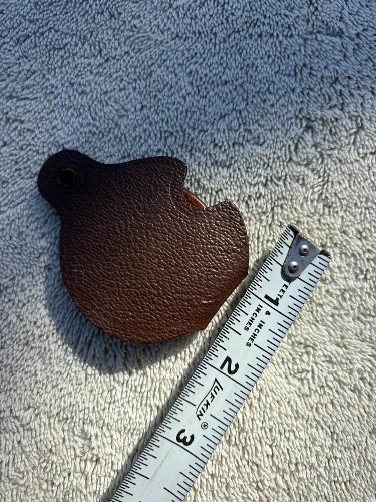 Vintage Shell Leather FOLDING MAGNIFYING GLASS Loupe