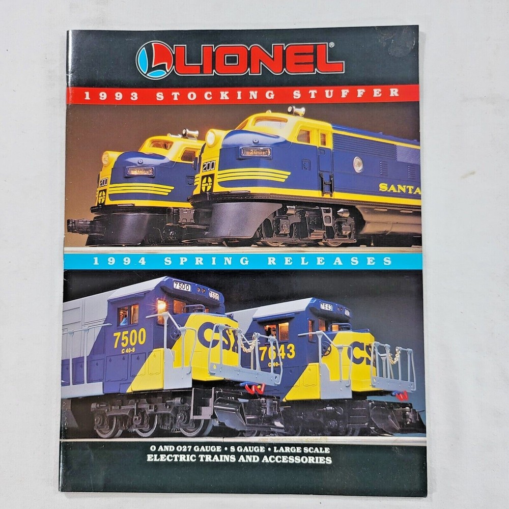 1994 Lionel Model Electric Trains & Accessories Spring Catalog