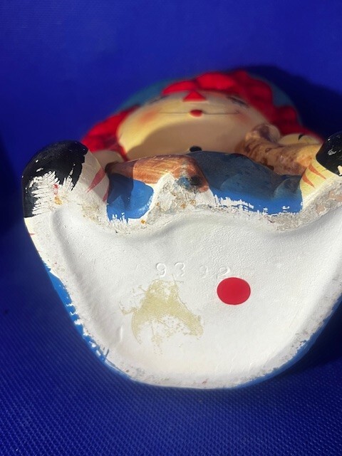 Raggedy Ann Baseball Planter Vase