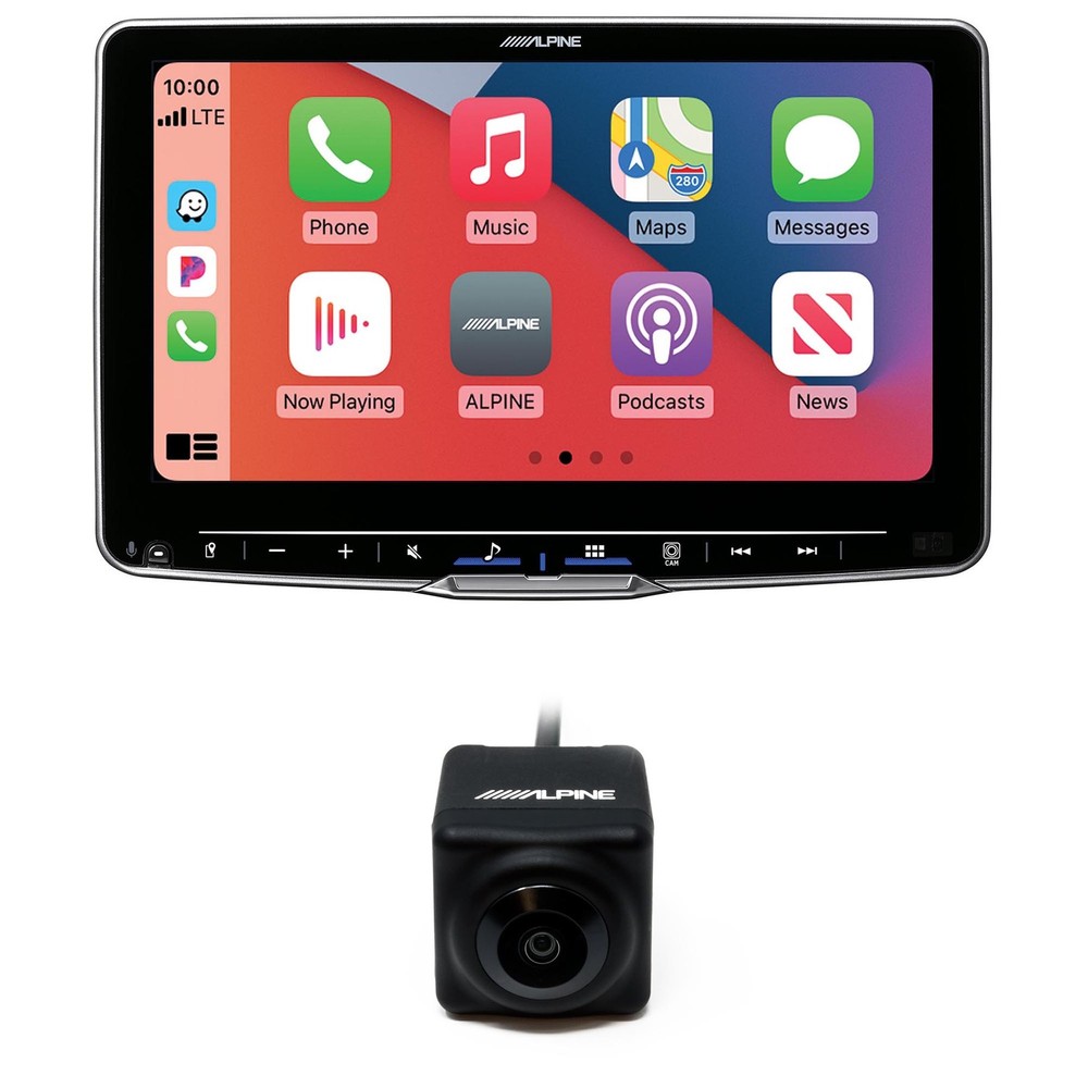 Alpine ILX-F509 Halo9 9" Receiver & Backup Camera Bundle