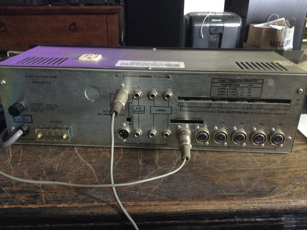Altec Mixer Preamplifier Model 1692A
