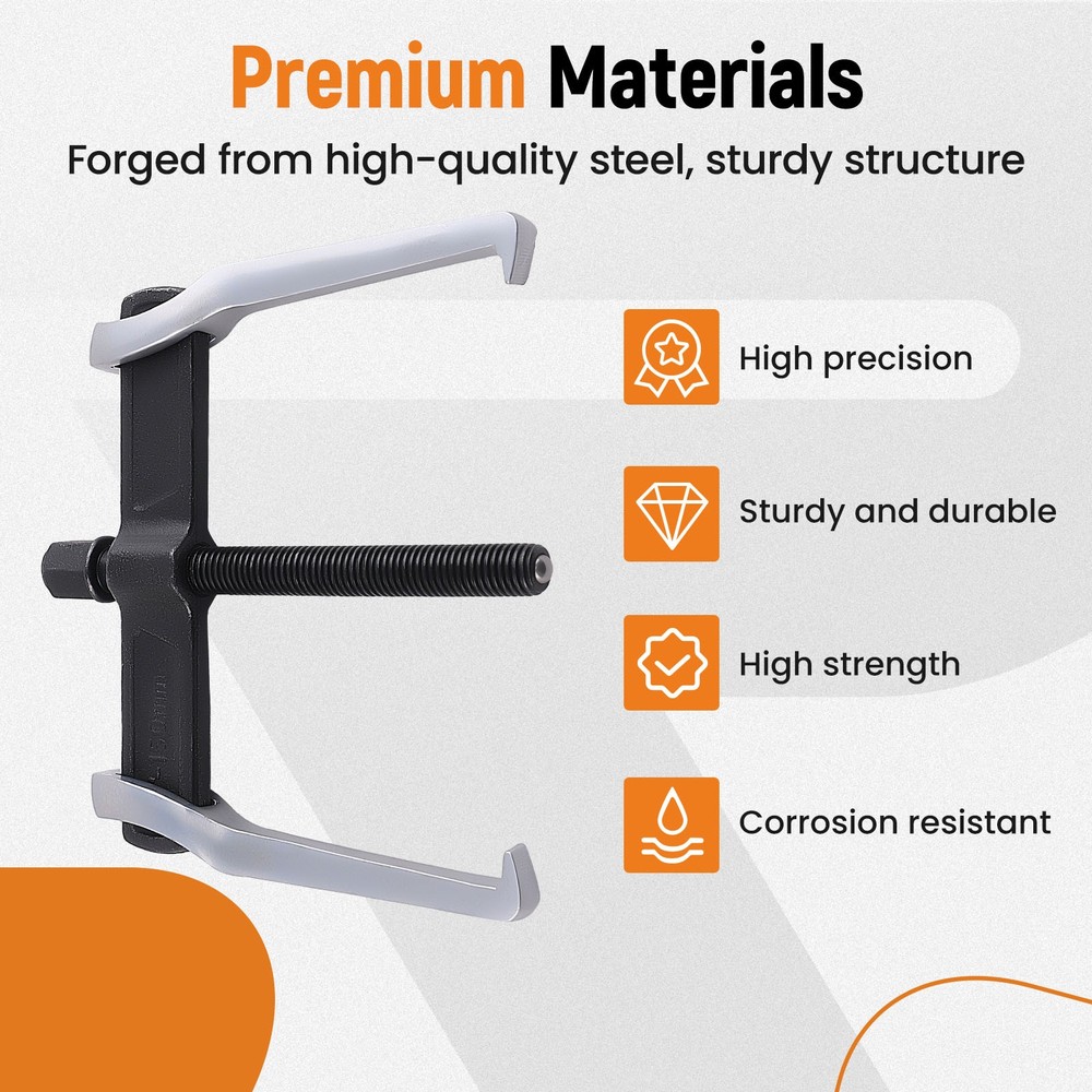 8 inch External Internal Pulling Two Claws Bearing Puller Adjust Strengthen US
