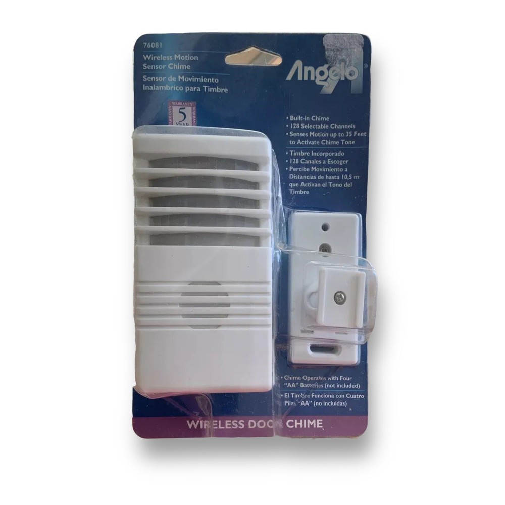 Angelo Wireless Motion Sensor Chime 76081 Vintage Door Chime