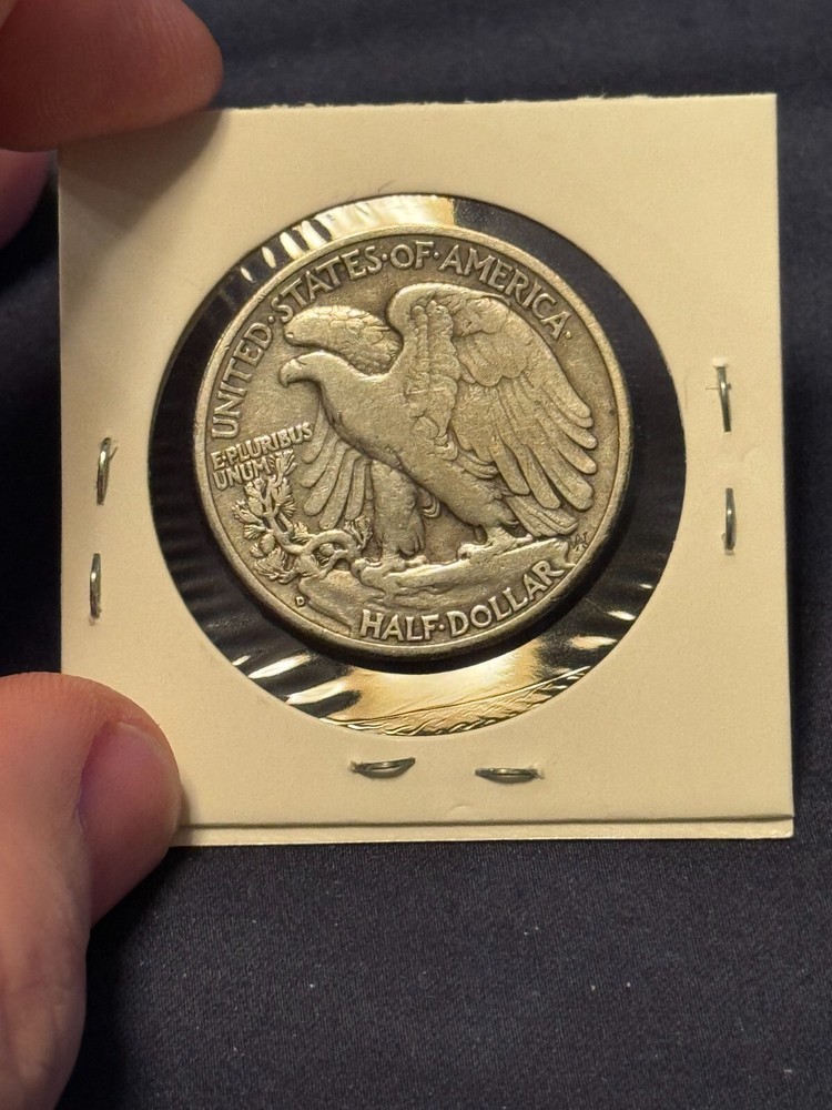 1938 D Walking Liberty Half Dollar