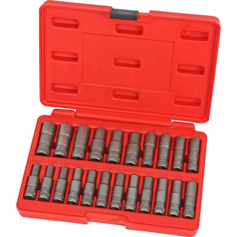 22pcs Extra Deep Twist Socket Removal Set 6-13mm CT7002