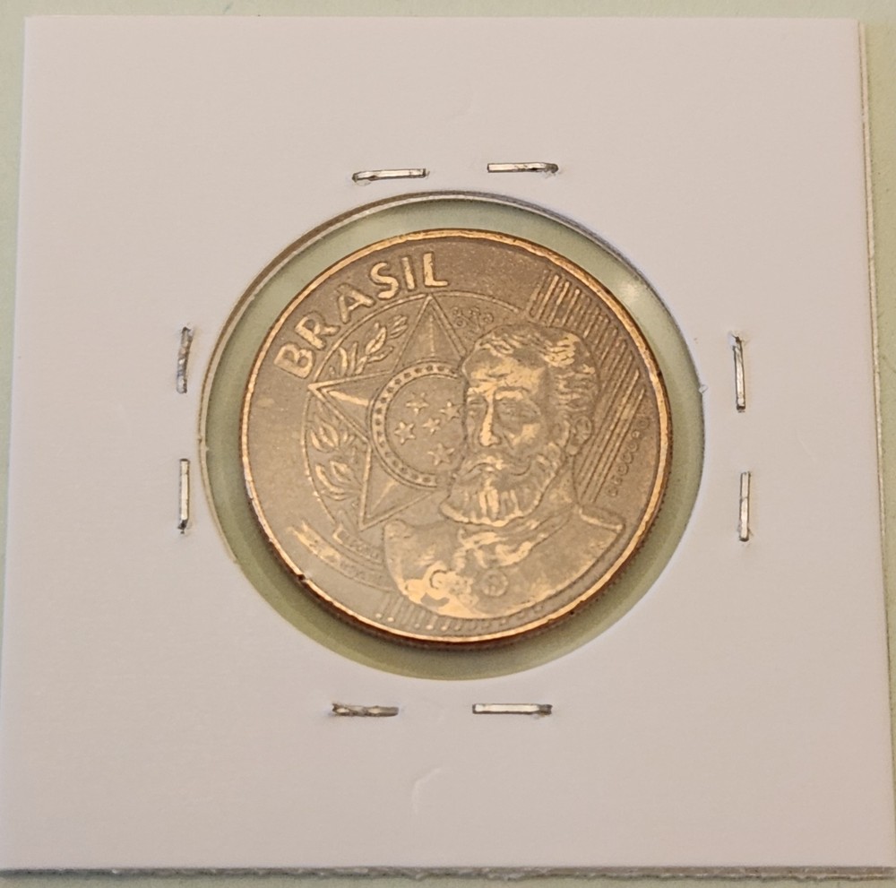 Brazil coin, 25 Centavos, 2003