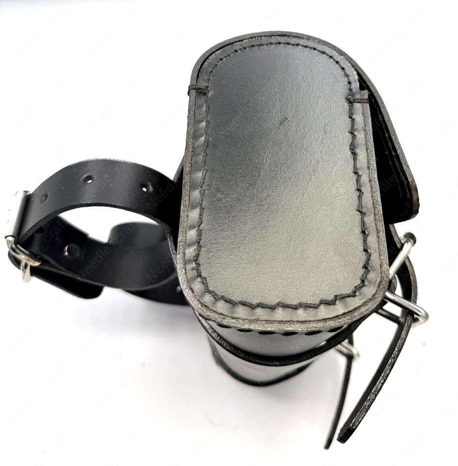 HARLEY TOOL BAG - WILLIE G. SKULL - GENUINE BLACK LEATHER