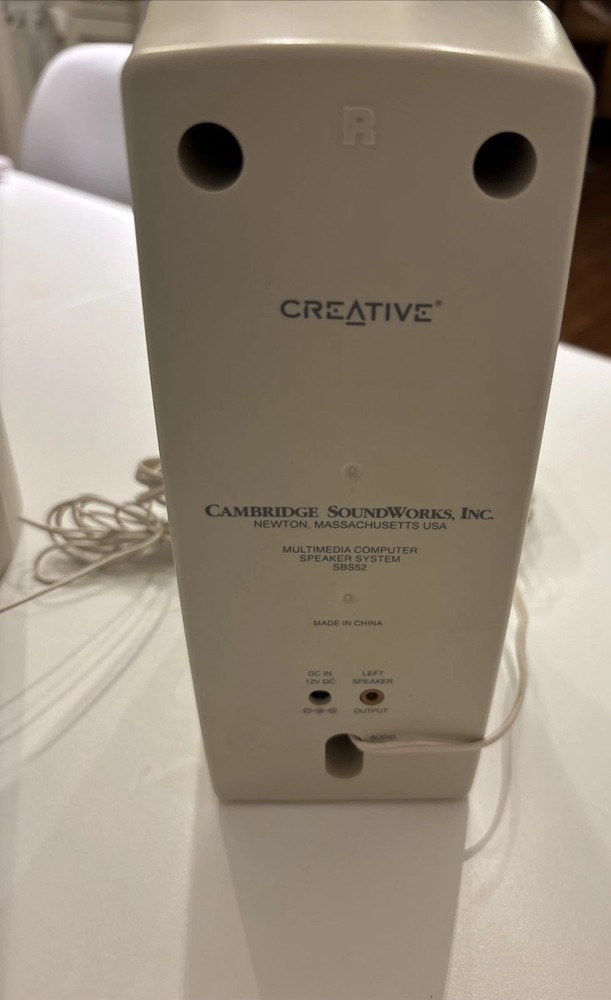 Cambridge SoundWorks SBS52 Multimedia Computer Speaker System Desktop PC Working