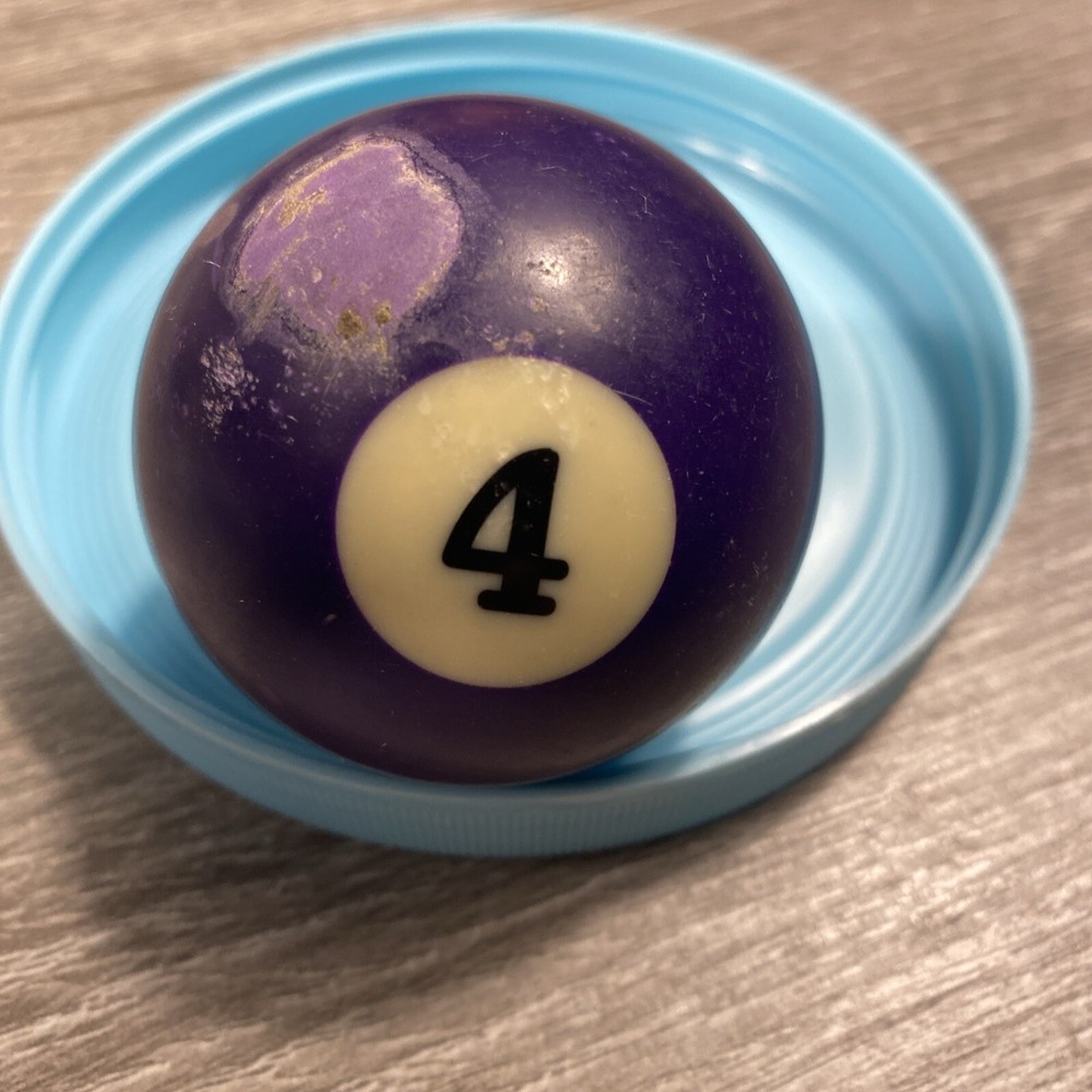 Sportcraft Replacement Billiard Pool Ball Number  4 Solid Purple