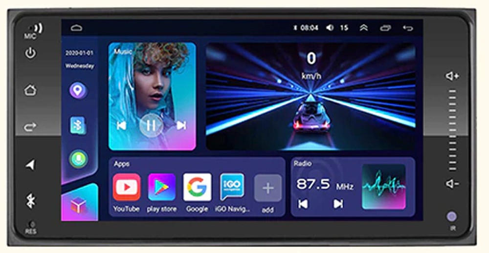 for  Kluger 2003-2006 GPS WIRELESS  APPLE CARPLAY ANDROID AUTO CAMERA HEAD UNIT