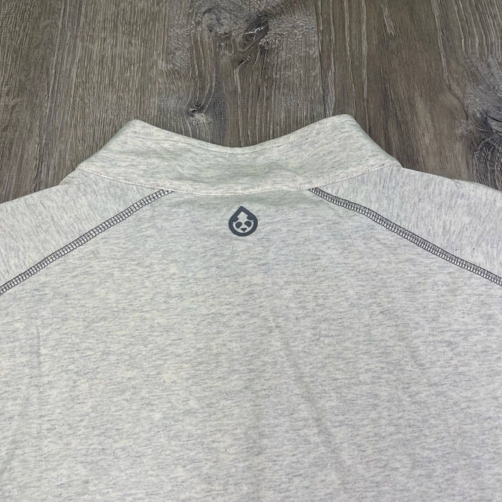 Tasc Performance Men's Carrollton Quarter Zip Pullover Bamboo Light Grey XXL