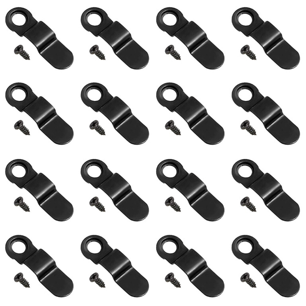 100PCS Black Photo Frame Rotating Clips Backboard Buckles