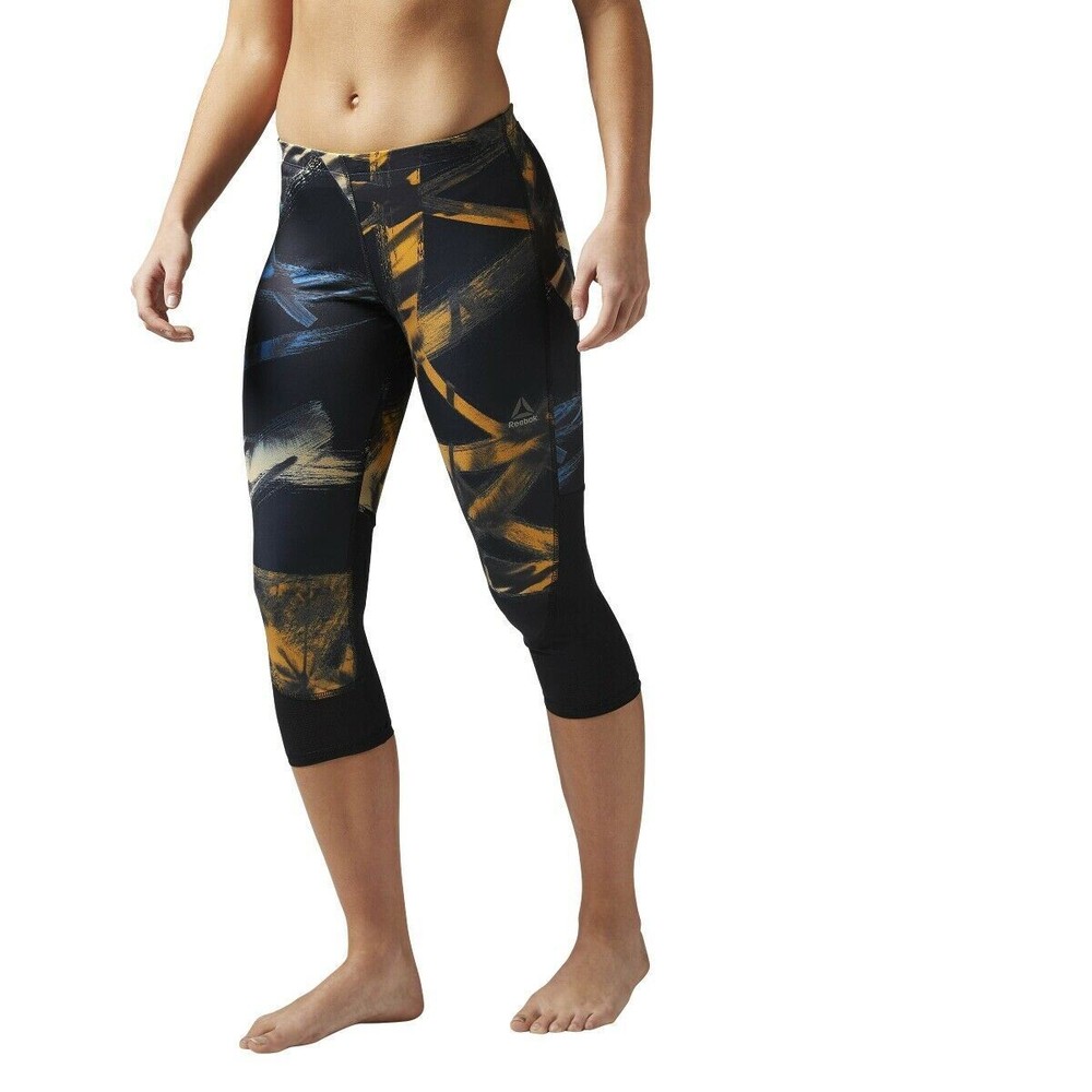 [B47110] Womens Reebok Running Essentials Capri