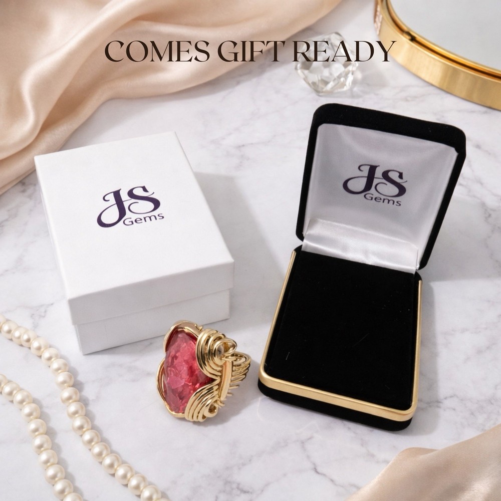 Handmade Solid Sterling Silver Wire Wrap Faceted Citrine Ring Great Gift Idea