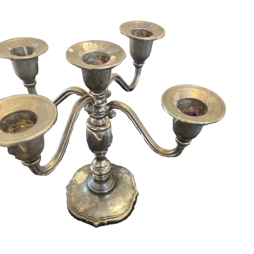 Godinger Silver-Plated 4 Arm Candle Holder