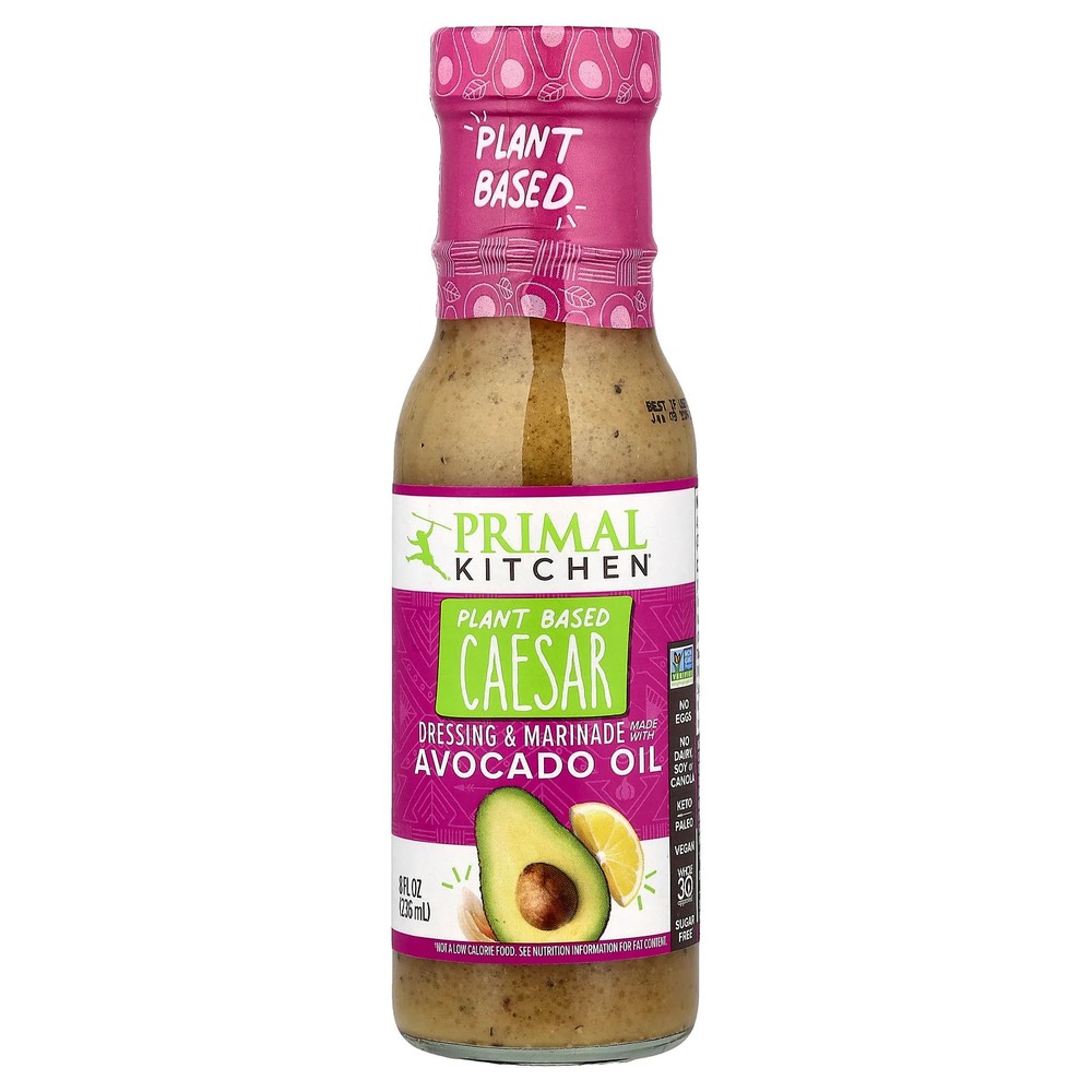 Plant-Based Caesar Dressing & Marinade , 8 fl oz (236 ml)