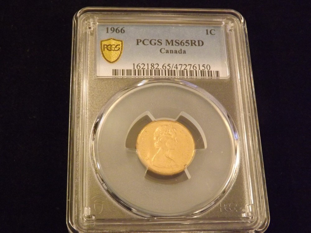 1966    1 C     Canada             PCGS  MS 65 RD