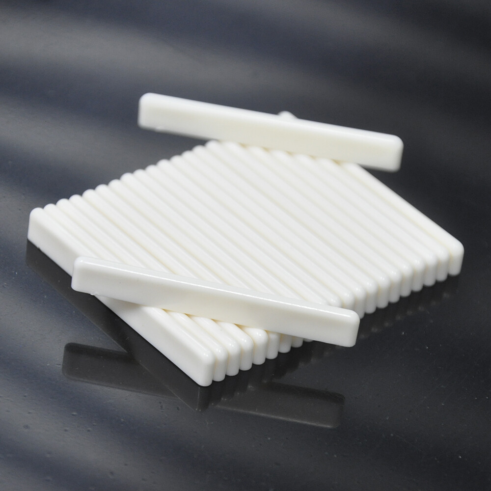 50pcs Ivory White ABS Plastic Ukulele Bridge Saddles 53mm