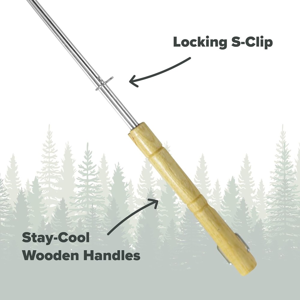 Pie Iron Sandwich Maker - Removable Handles for Easy Campfire Cooking
