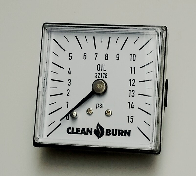 32178 Square Oil Gauge for Clean Burn Waste Oil Furnaces Free Shipping!