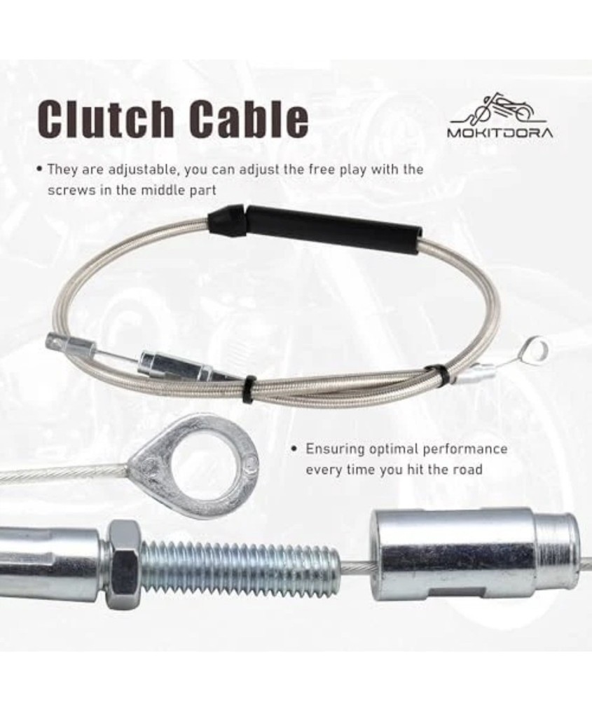 Softail Handlebar Cable Kit Brake Line Clutch Cable Electronic Throttle CAN