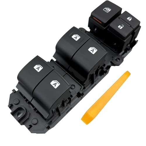 Power Window Switch Set with Ice Blue Backlight for 2015-2020 Sienna - Auto