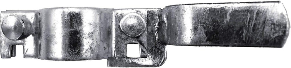 1-7/8" x 4" Galvanized Gate Fork Latch with Padlock Hole for Enhanced Security