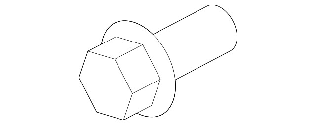 Genuine Mitsubishi Timing Cover Bolt 1140A005