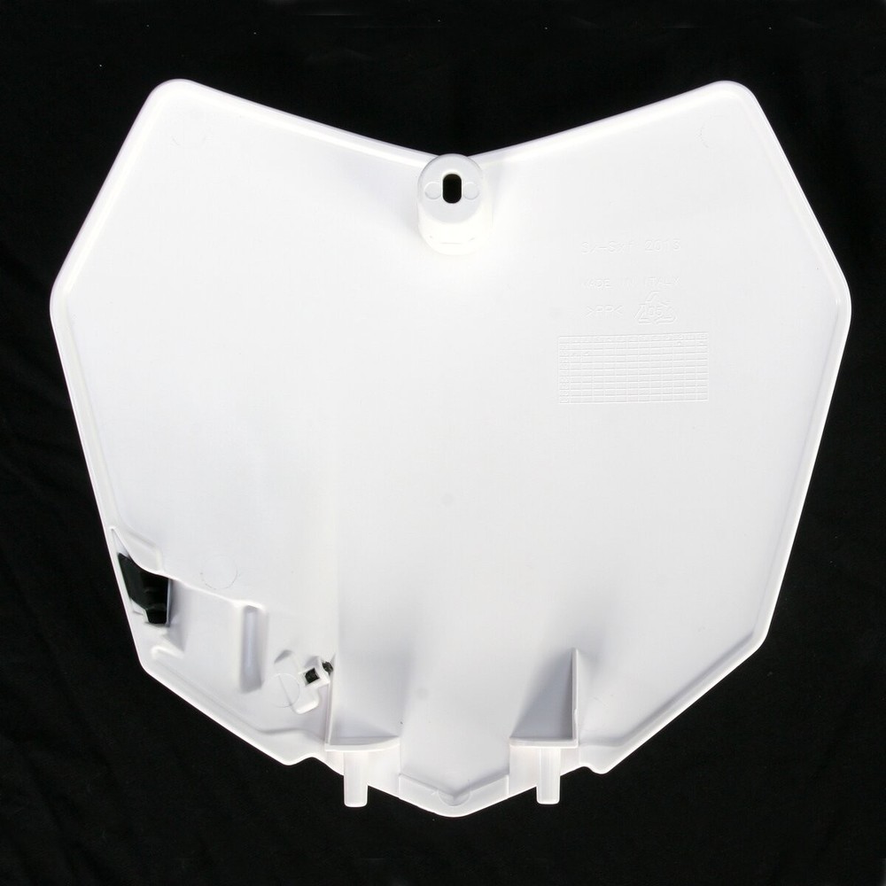 Acerbis White Front Number Plate - 2314230002