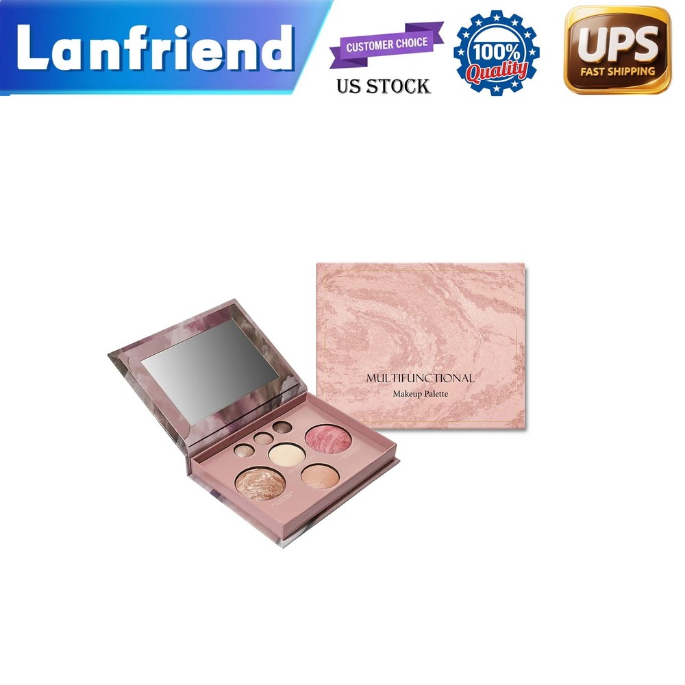 Multi Functional Makeup Pallet – Eyeshadow Contouring Blush Highlight Use 💄
