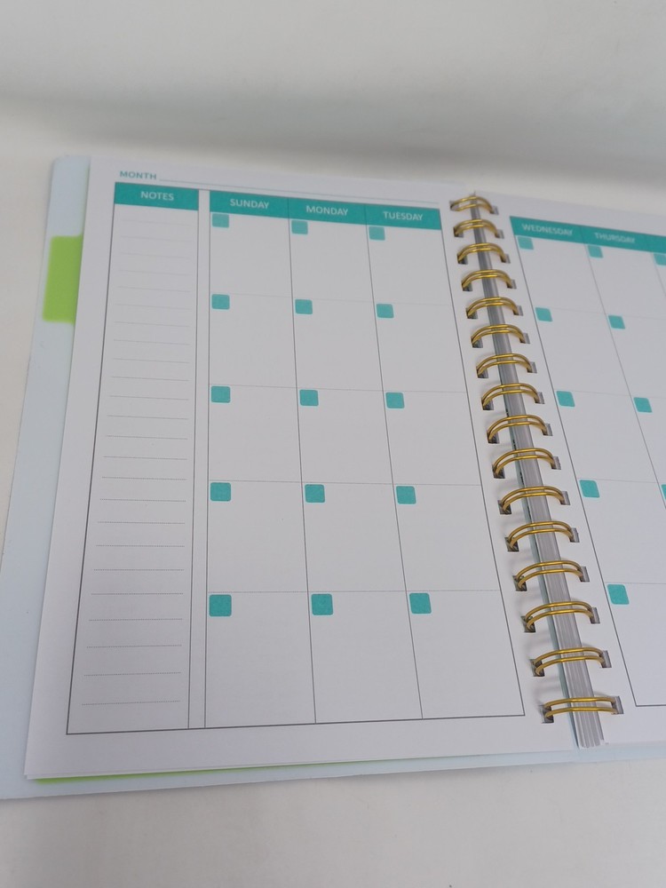 YMUMUDA UNDATED PLANNER WEEKLY MONTHLY 53 Weeks