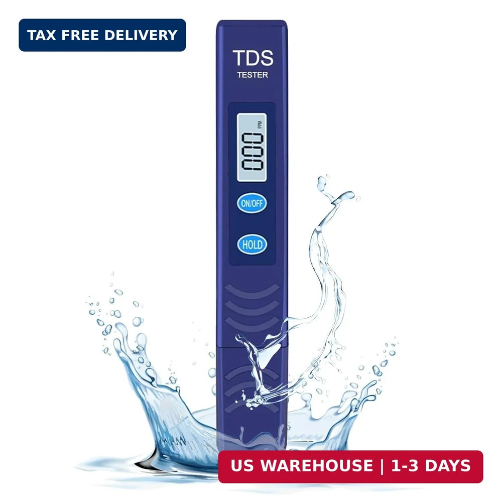 TDS Meter, Digital Water Quality Tester with Automatic Temperature Compensation