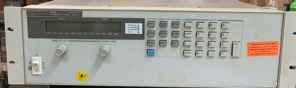 HP 6675A System DC Power Supply