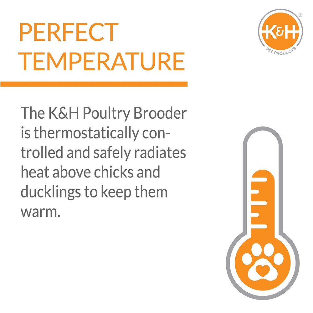 Chicken Brooder Heater for Chicks Ducklings, Adjustable Heating Plate for Bro...