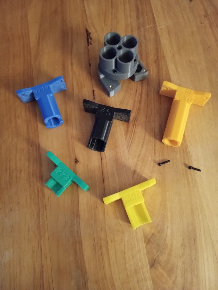 Lee APP Universal Case Feeder 3D Printed With 5 Case Adapters,No More Adjusting