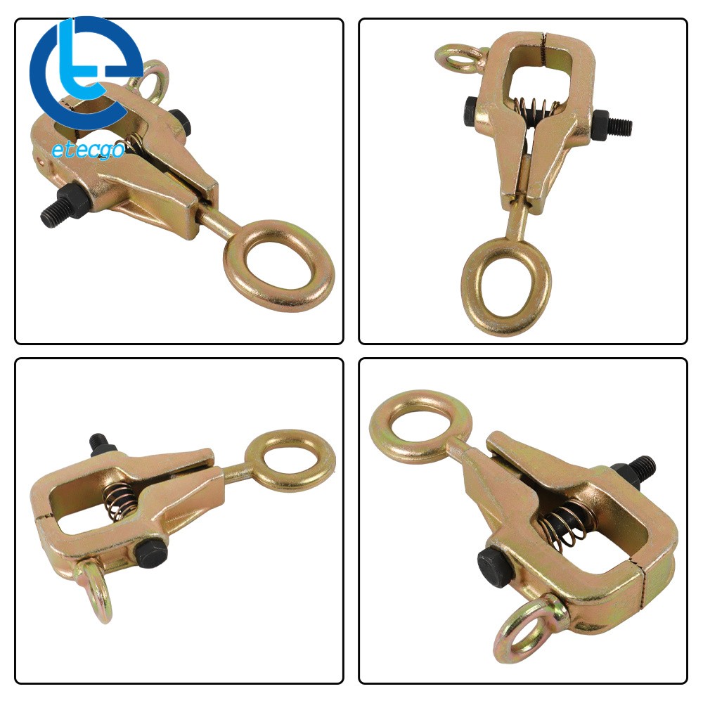 5 Ton 2 Way Pull Clamp Frame Dent Puller Self-tightening Auto Body Repair Tool