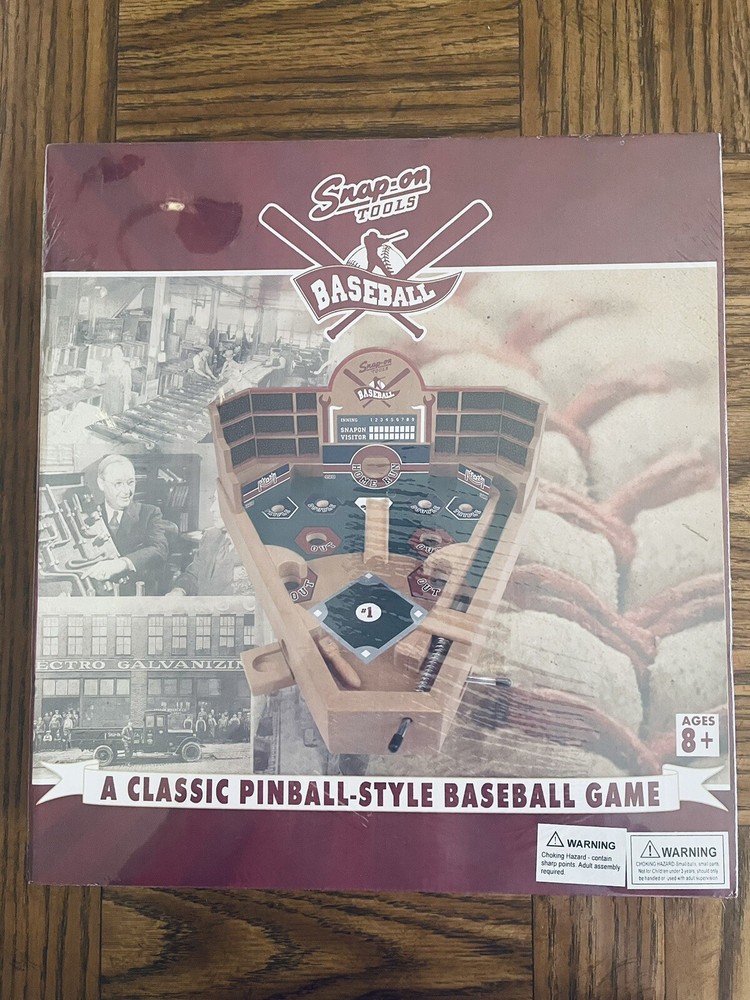 Snap On Tools Classic Pinball Style Baseball Game