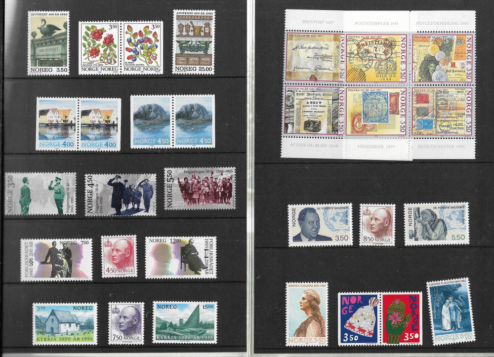 NORWAY @ YEAR 1995  MNH  COMPLETE  NICE PRICED @