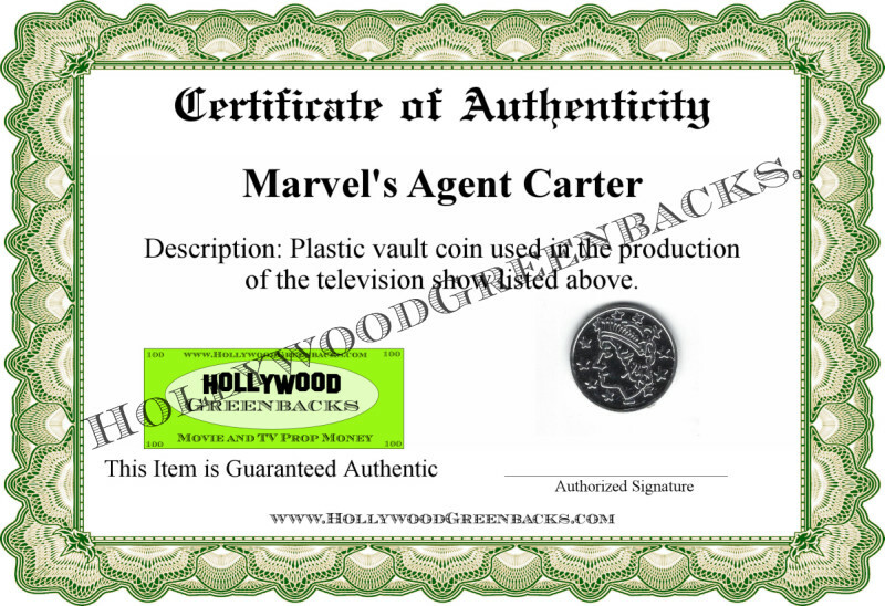 Marvel's Agent Carter - Silver Vault Coin