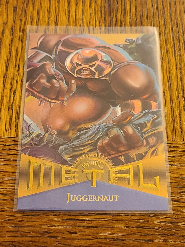 MARVEL COMICS JUGGERNAUT 1995 FLEER METAL #99