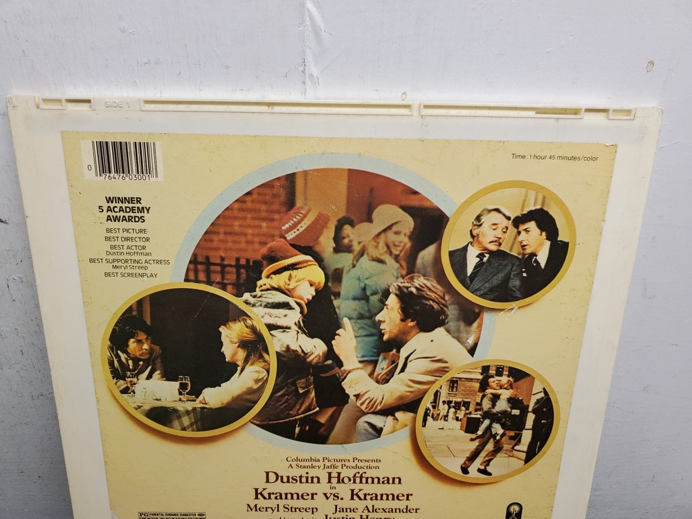 Vtg RCA SelectaVision CapacitanceSystem Dustin Hoffman in Kramer Vs. Kramer Disc