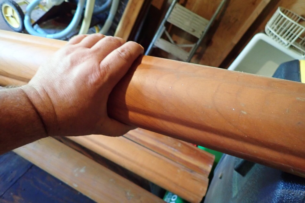Solid Cherry Handrail Cap Custom 4" Special Order 42 Linear Ft Railing Bannister
